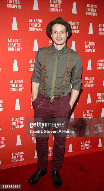 Actor Bryan Fenkart attends the "Hold On To Me Darling" opening night after party at The Gallery at The Dream Downtown Hotel on March 14, 2016 in New...