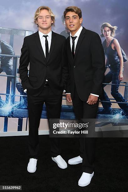 Damn Daniel attend the 'Allegiant' New York premiere at AMC Loews Lincoln Square 13 theater on March 14, 2016 in New York City.