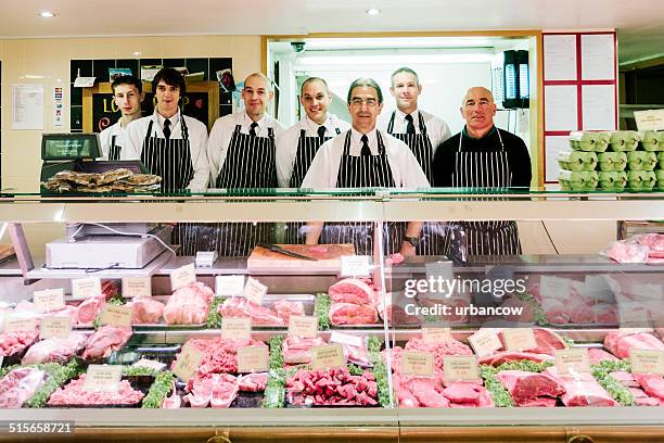 macelleria - butcher foto e immagini stock