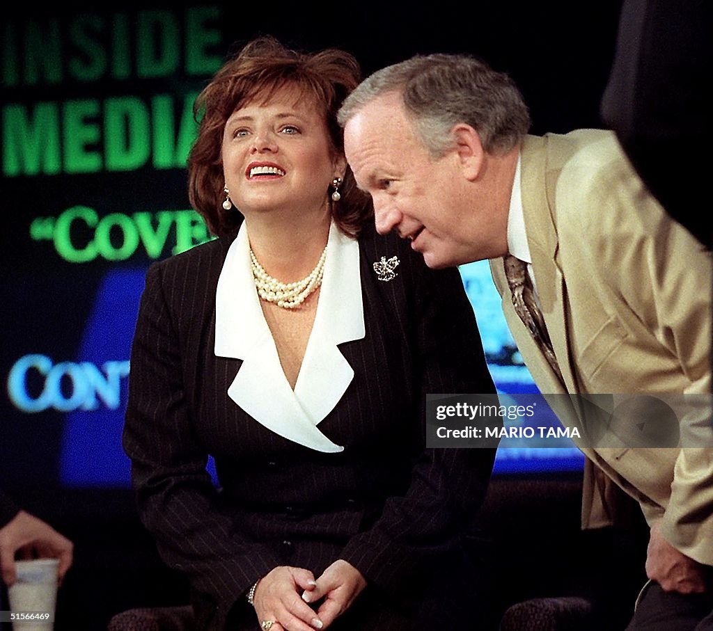 John (R) and Patsy Ramsey, whose daughter JonBenet