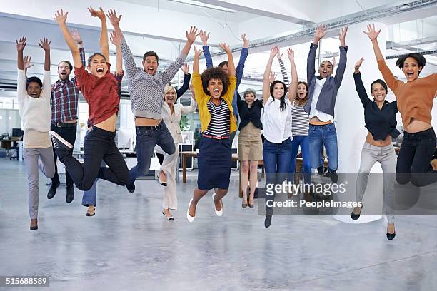 they'll jump at the chance to help you out - fun stockfoto's en -beelden