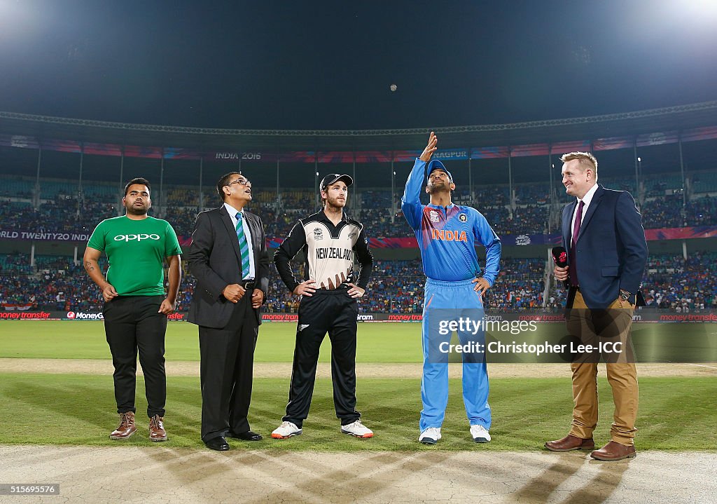 ICC World Twenty20 India 2016:  New Zealand v India