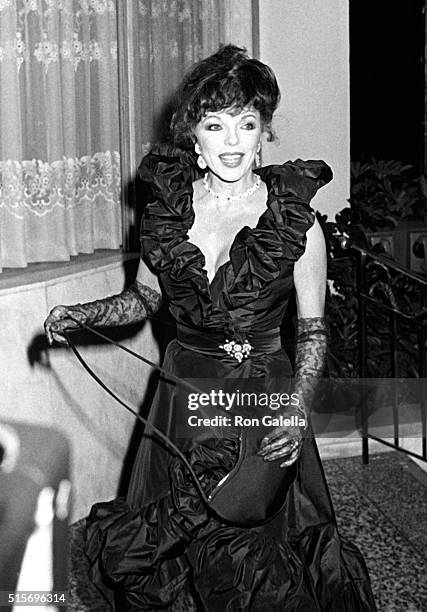 Joan Collins attend "Dynasty" Wrap Party on March 6, 1983 at the Beverly Wilshire Hotel in Beverly Hills, California.