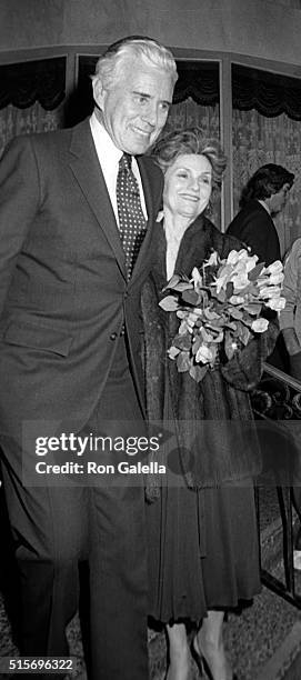 John Forsythe attend "Dynasty" Wrap Party on March 6, 1983 at the Beverly Wilshire Hotel in Beverly Hills, California.