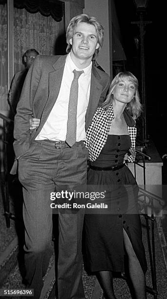 Jack Coleman and Christie Kellog attend "Dynasty" Wrap Party on March 6, 1983 at the Beverly Wilshire Hotel in Beverly Hills, California.