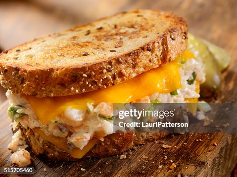 Grilled Cheese Seafood Salad Sandwich Grilled Cheese Seafood Salad Sandwich