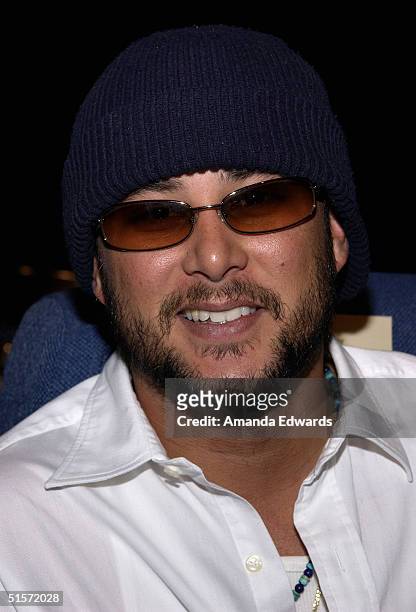 Actor Cris Judd attends the Enyce/Lady Enyce Spring 2005 show at the Mercedes-Benz Fashion Week at Smashbox Studios in Culver City, California.