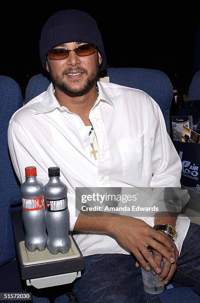 Actor Cris Judd attends the Enyce/Lady Enyce Spring 2005 show at the Mercedes-Benz Fashion Week at Smashbox Studios in Culver City, California.