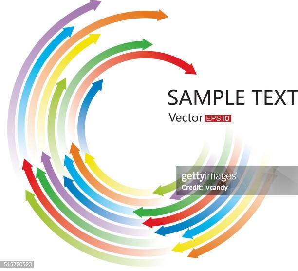 clockwise arrows - spinning stock illustrations