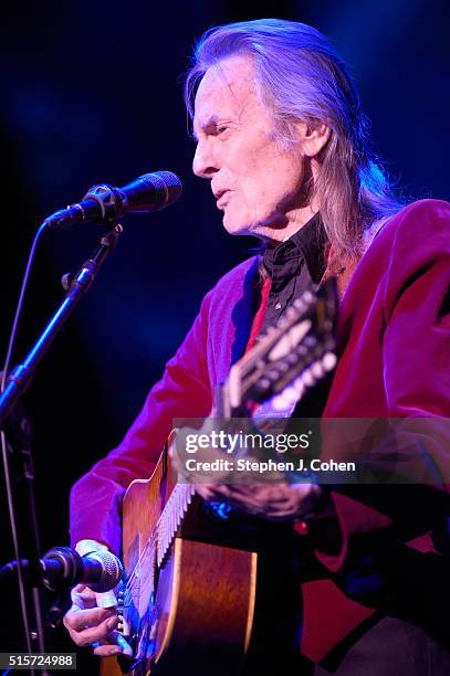 Gordon Lightfoot performs at the Brown Theatre on March 14, 2016 in Louisville, Kentucky.