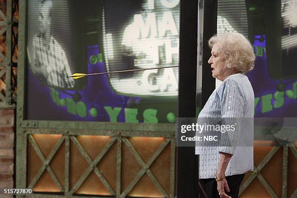 Episode 3337 -- Pictured: Actress Betty White during a sketch on March 30, 2007 --