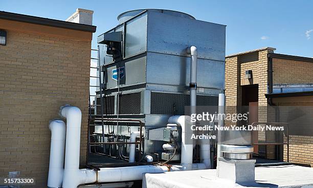 Closed circuit cooling tower on the roof of the Opera House Hotel on Wednesday, August 5, 2015 in the Bronx, N.Y. Seven people in the South Bronx...