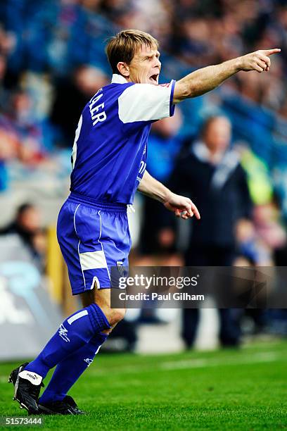 Andy Hessenthaler of Gillingham in action during the Coca-Cola Championship match between Gillingham and Sheffield United at the Priestfield Stadium...
