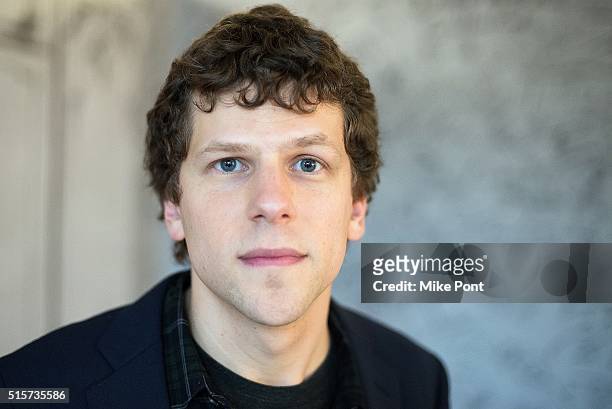 Actor Jesse Eisenberg attends the AOL Build Speaker Series to discuss the movie "Batman v Superman: Dawn of Justice" at AOL Studios In New York on...