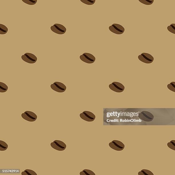 coffee beans pattern - coffee background stock illustrations