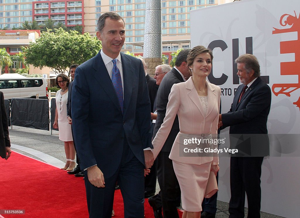 King Felipe VI and Queen Letizia of Spain Visit San Juan, Puerto Rico - Day 1