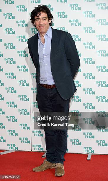 Stephen Mangan arrives for the 2016 Into Film Awards at Odeon Leicester Square on March 15, 2016 in London, England.