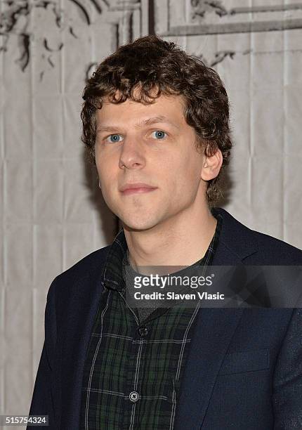Jesse Eisenberg visits AOL Build Speaker Series to discuss the new film 'Batman v Superman: Dawn of Justice' in which he plays Lex Luthor at AOL...