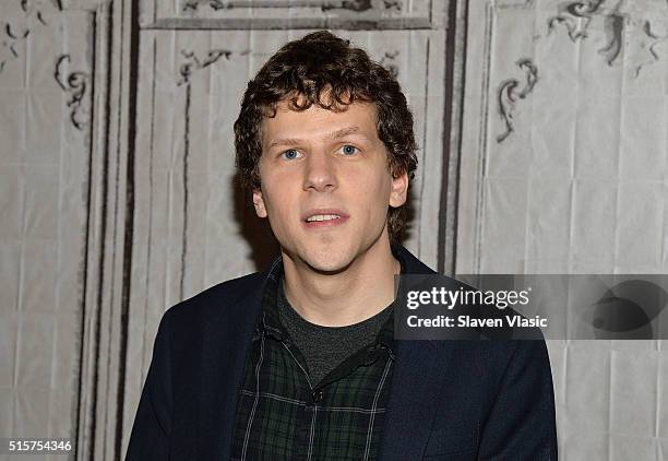 Jesse Eisenberg visits AOL Build Speaker Series to discuss the new film 'Batman v Superman: Dawn of Justice' in which he plays Lex Luthor at AOL...