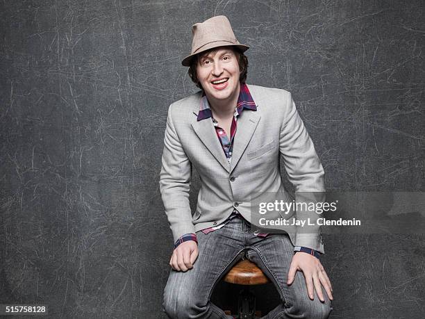 Matt Johnson of 'Operation Avalanche' poses for a portrait at the 2016 Sundance Film Festival on January 22, 2016 in Park City, Utah. CREDIT MUST...