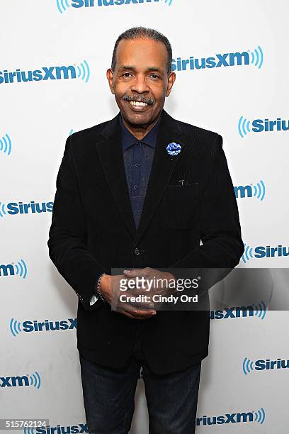 SiriusXM host Joe Madison poses for a photo at the SiriusXM Studios on March 15, 2016 in New York City.