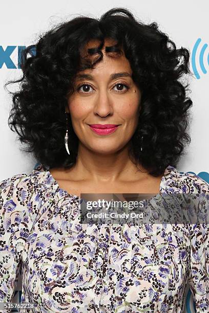 Actress Tracee Ellis Ross visits the SiriusXM Studios on March 15, 2016 in New York City.