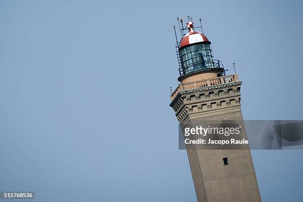 General view of Lanterna, the lighthouse of Genoa, on March 15, 2016 in Genoa, Italy.