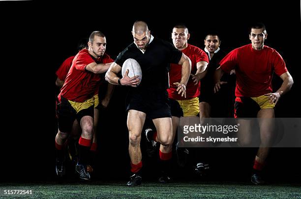 rugby action. - rugby sport stock pictures, royalty-free photos & images
