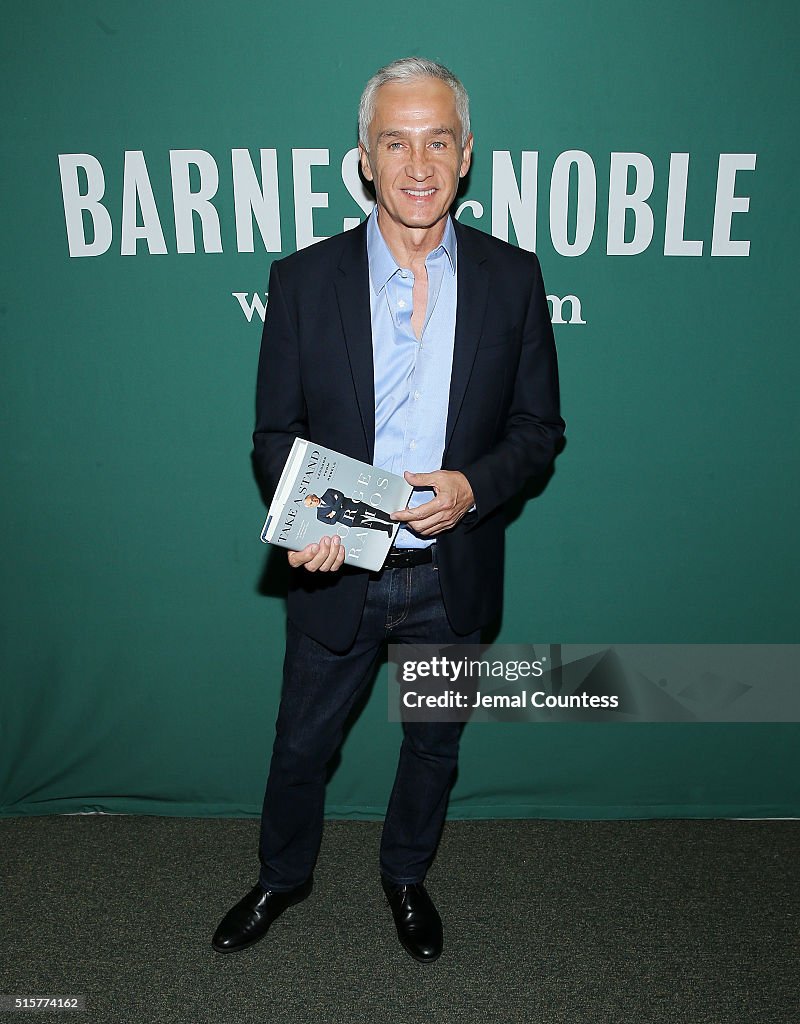 Jorge Ramos Signs Copies Of His New Book "Take A Stand Lessons From Rebels"