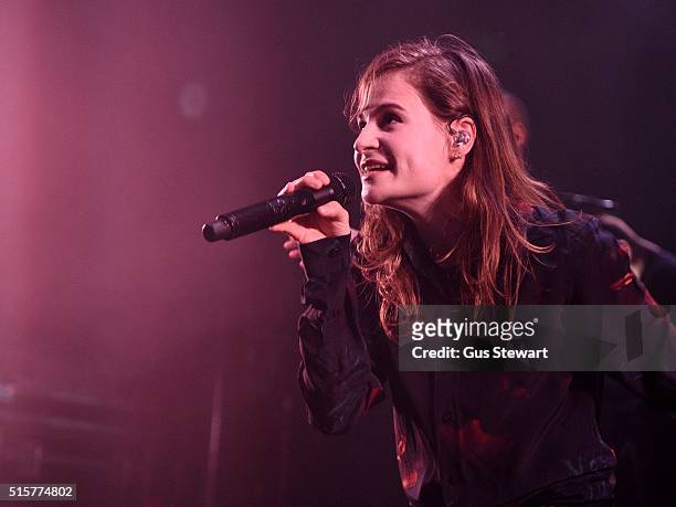 Christine And The Queens perform on stage at KOKO on March 15, 2016 in London, England.
