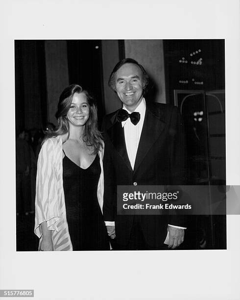 Actress Susan Dey and her husband Leonard Hirshan attending a dinner honoring actor Henry Kissinger, hosted by the National Conference of Christians...