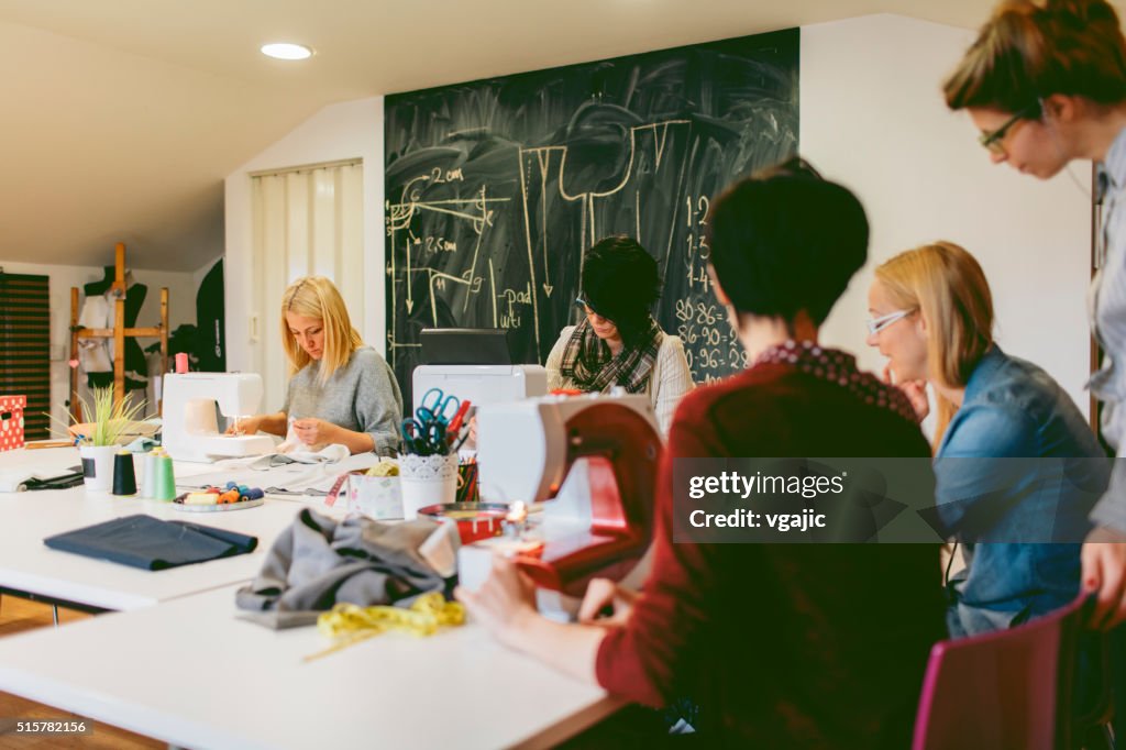 Sewing class.