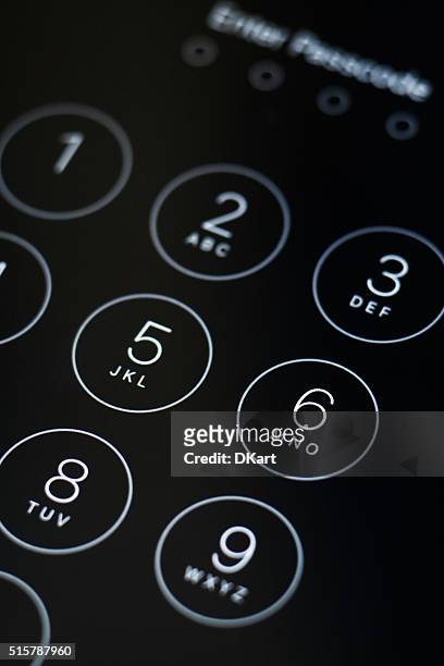 Enter Passcode Screen Of Ios 8 High-Res Stock Photo - Getty Images
