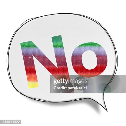 No - Speech Bubbles (Clipping Path) No - Speech Bubbles (Clipping Path)