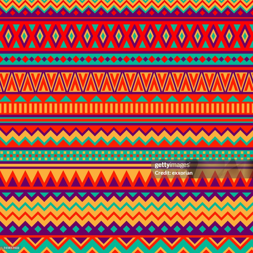 メキシコの民芸パターン