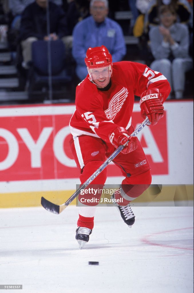 Larry Murphy In Action On The Ice