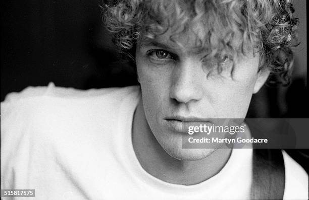 Neighbours actor and musician Craig McLachlan, portrait, London, United Kingdom, 1990.