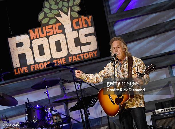 Singer/Songwriter/Music City Roots Host Jim Lauderdale performs during a special Tuesday night edition of Music City Roots - Berklee Presents...