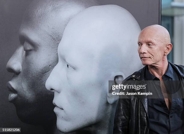 Robert Sherman, Robert Mapplethorpe's model attends the premiere of HBO Documentary Films' "Mapplethorpe: Look At The Pictures" on March 15, 2016 in...