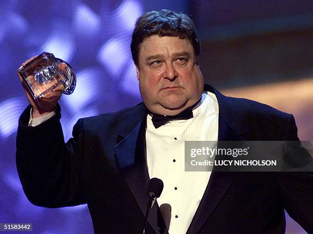 Actor John Goodman of the television show "Normal, Ohio" accepts his People's Choice Award for "Favorite Male Performer in a New Television Series"...