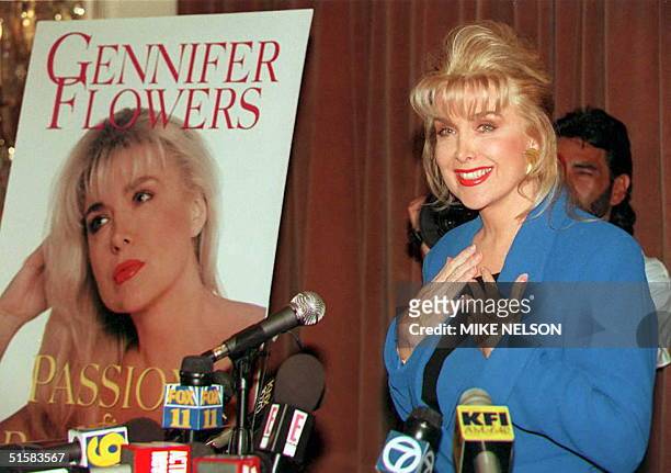 Gennifer Flowers, who claims to have carried on a 12-year relationship with Bill Clinton, answers questions about her book "Passion and Betrayal"...