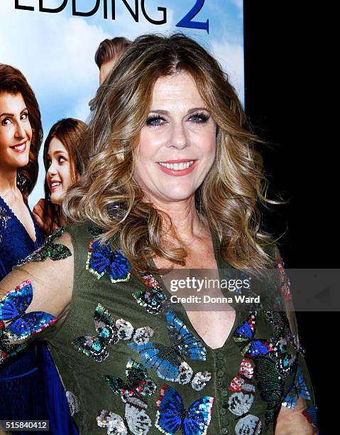 Rita Wilson attends the"My Big Fat Greek Wedding 2" New York Premiere at AMC Loews Lincoln Square 13 theater on March 15, 2016 in New York City.