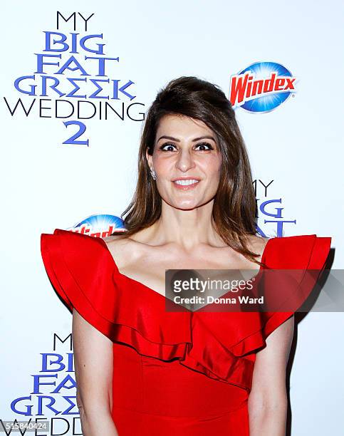 Nia Vardalos attends the"My Big Fat Greek Wedding 2" New York Premiere at AMC Loews Lincoln Square 13 theater on March 15, 2016 in New York City.