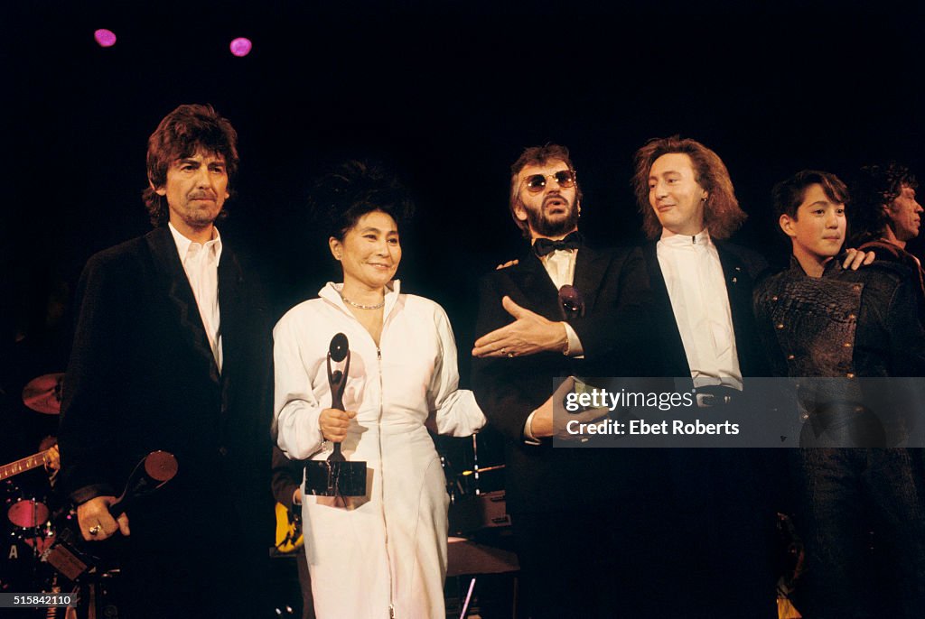 George Harrison Yoko Ono And Ringo Starr