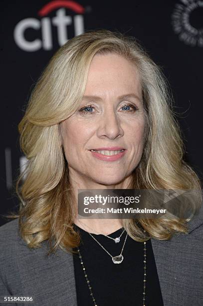 Executive producer Betsy Beers arrives at The Paley Center For Media's 33rd Annual PALEYFEST Los Angeles ÒScandalÓ at Dolby Theatre on March 15, 2016...