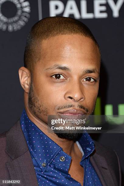 Actor Cornelius Smith Jr. Arrives at The Paley Center For Media's 33rd Annual PALEYFEST Los Angeles ÒScandalÓ at Dolby Theatre on March 15, 2016 in...