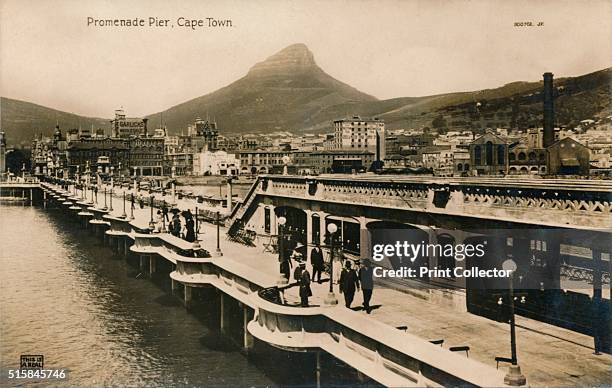 Promenade Pier, Cape Town', circa 1900. [The Valentine & Sons Publishing Co. Ltd, Cape Town, circa 1900]. Artist: Unknown.