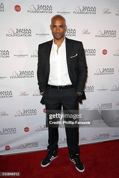 Actor Boris Kodjoe attends a fundraising event hosted by Sanaa Lathan at Beso on March 15, 2016 in Hollywood, California.