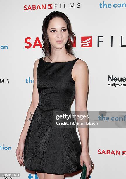 Ruby Modine attends the premiere of Saban Films' 'The Confirmation' on March 15, 2016 in Los Angeles, California.