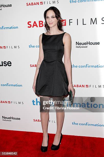 Ruby Modine attends the premiere of Saban Films' 'The Confirmation' on March 15, 2016 in Los Angeles, California.